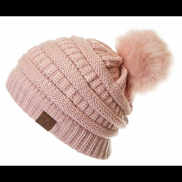 NWT C.C Exclusive Pom beanie hat - Picture 2 of 5